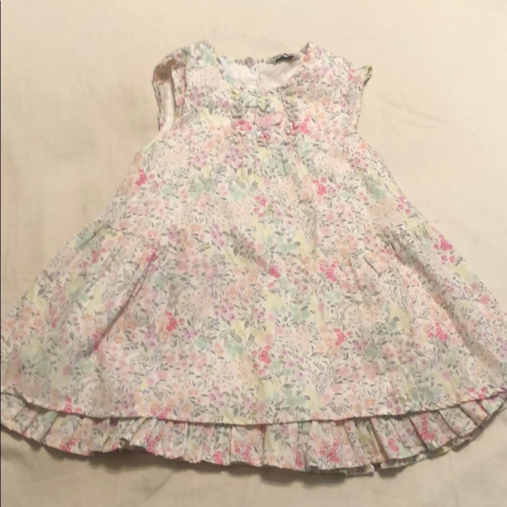3 pommes floral dress size 18m